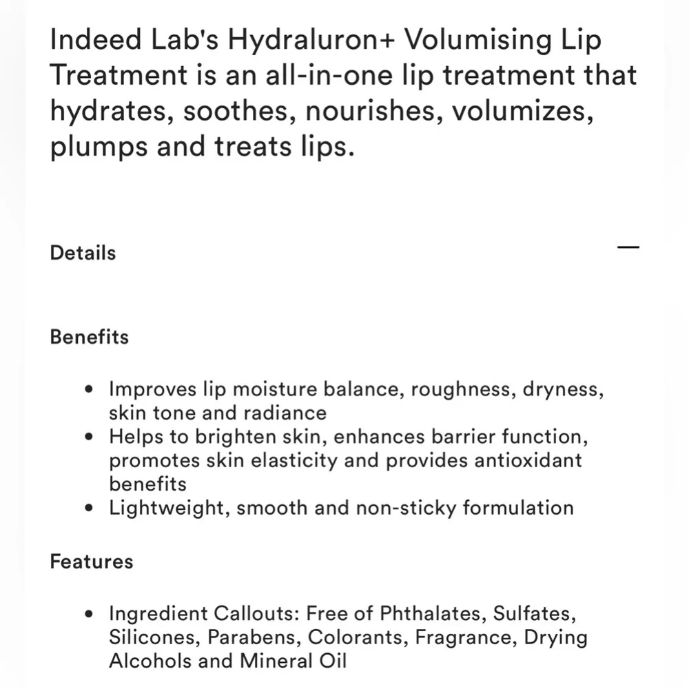 Indeed Volumizing Lip Treatment 5/$25